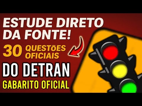 DETRAN 2025 SIMULATION: 30 Real Questions from the Theoretical Test (Free Class!) R7 Via Urbana