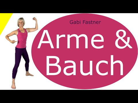 🍎 20 min. Arme und Bauch trainieren und in Form bringen | Workout im Stehen, ohne Geräte