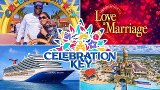First Time at Celebration Key (Carnival Cruise) | Honest Review + Crazy Love & Marriage Show!