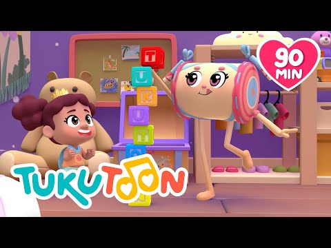 Mix 🥁Juguemos con Tuku 🎈 🎉 | 90 Minutos de Divertidas Canciones Infantiles 👧🏾🎶| TukuToon Oficial 🌈💖