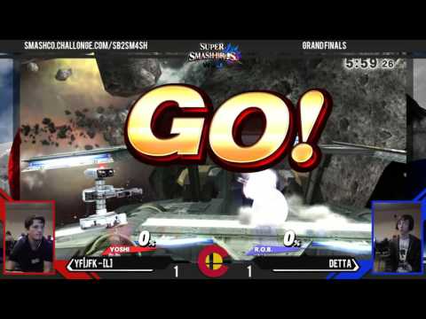 SB2 - YF|JFK (Yoshi) Vs. Detta (R.O.B.) - Grand Finals - Smash 4