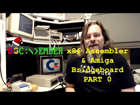 #DOScember x86 asm & Amiga Bridgeboard - my intro to DOS (part 0)