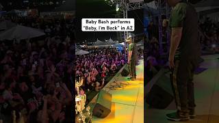 Baby Bash performs “Baby, I’m Back”  onstage in Glendale, AZ.
