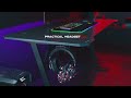 Žaidimų stalas Genesis Holm 510 RGB Gaming Desk, su pašvietimu
