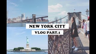 【VLOG10】我終於來紐約了！感動😭 New York Trip Part.1 (ft.Jessica)｜Regina Ho