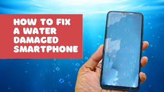 How to Fix Water Damaged Smart Phone Samsung a10 - No Display.