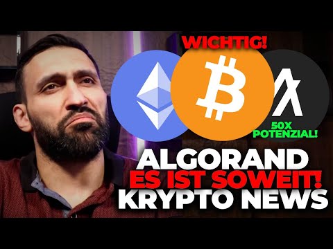 ALGO: Ich hatte euch gewarnt! BITCOIN: WICHTIG! | Die Inflationslüge | Krypto News