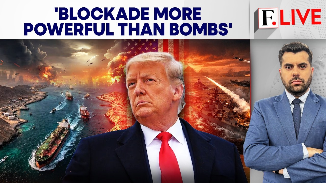 Trump Says Blockade Stronger Than Bombs As US Tightens Pressure On Iran | Firstpost Live | N18G