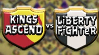 Clash Of Clans | Clan Wars Recap - Kings Ascend vs LiBERTY FiGHTER