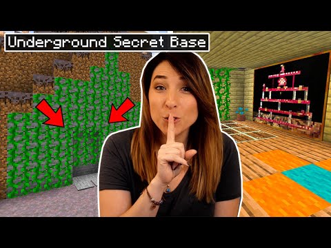 Building an UNDERGROUND SECRET BASE under our FRIEND'S HOUSE | Community SMP ep 10