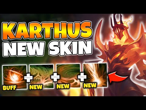 INFERNAL KARTHUS IS THE BEST SKIN EVER! (BURN THEM ALL!!) - League of Legends