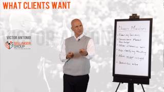 How to Sell - What Clients want from today
