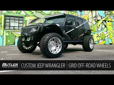 Our Craziest Jeep Wrangler Build Ever! | Grid Off-Road Wheels | Butler Tire