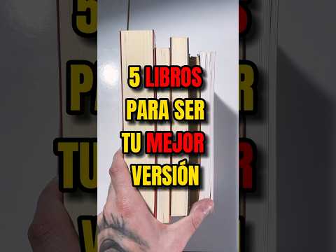 5 BOOKS to be YOUR BEST VERSION #recommendedbooks #personaldevelopment #selfhelp