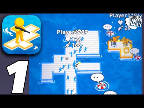 War of Rafts: Crazy Sea Battle - Gameplay Part 1 (iOS, Android) - YouTube