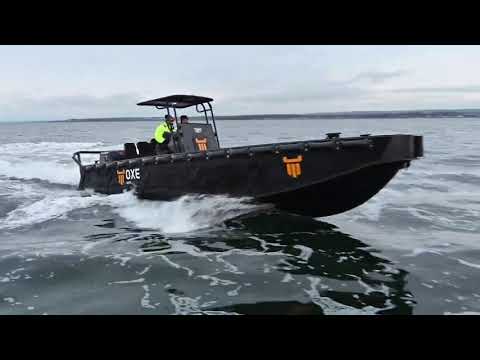 OXE Diesel Outboard OXE300 Crash Stops   Test Drive