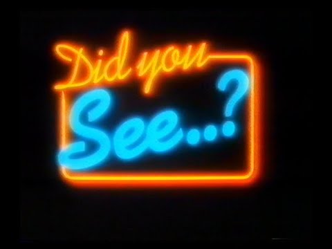 Saturday 22nd May 1982 BBC2 - The Sky at Night - Patrick Moore - Did You See …? - Rare Recording