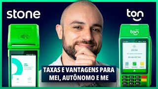 💳Qual a Melhor MÁQUINA DE CARTÃO Para o EMPREENDEDOR | Ton ou Stone? [Comparativo]