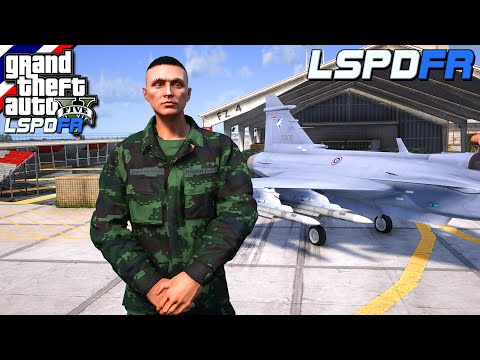 GTA V - LSPDFR มาเป็นทหารในเกม GTA V ทหารฝึกขับ เครื่องบินรบกริพเพนกองทัพอากาศไทย Gripen #420