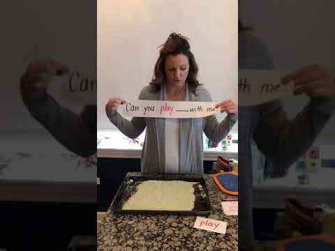 Multi Sensory Sight Word Practice