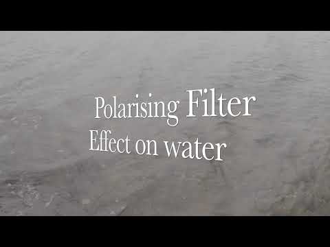 Polarising Filter Effect on water