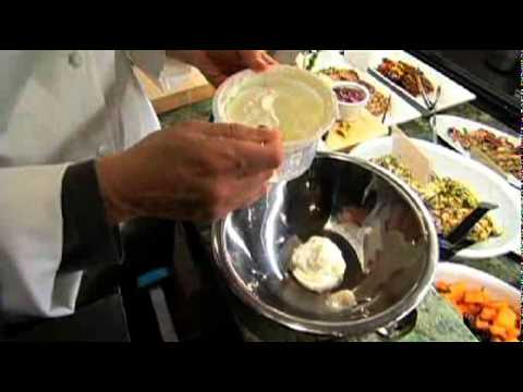Roasted petite filet of beef with horseradish cream...