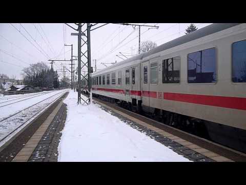 Neumünster HBF Ausfahrt eines IC Nach Nürnberg