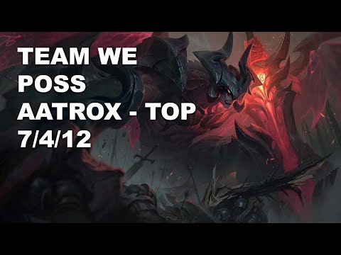 Team WE Poss Top Aatrox vs Sylas - KR Challenger Rank Game 10.7