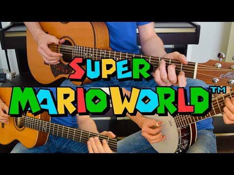 Super Mario World - Athletic Theme (Fingerstyle acoustic guitar arrangement) [スーパーマリオワールド]