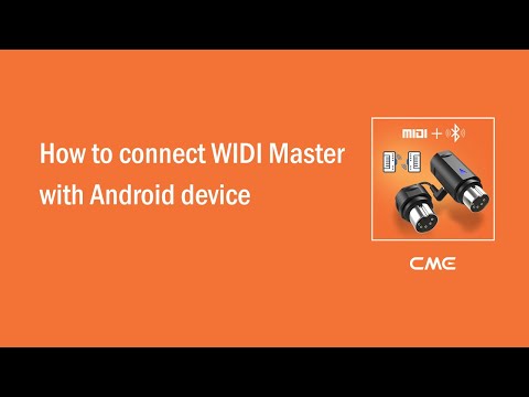 How to connect WIDI Master with Android device