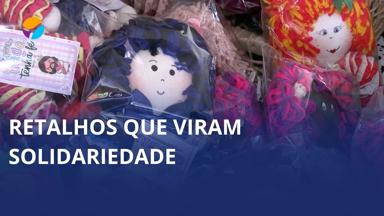 Retalhos que viram solidariedade