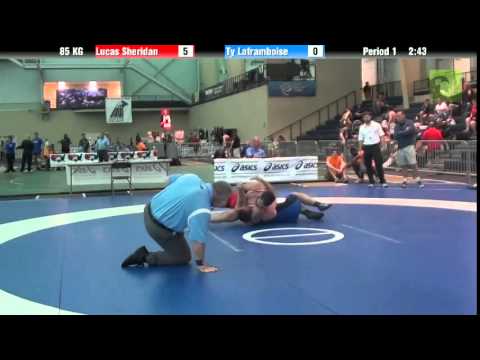Greco 85 KG Lucas Sheridan vs. Ty Laframboise