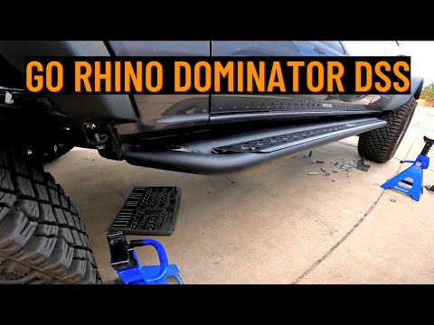 2022 Ford Bronco Gets Go Rhino Dominator Xtreme DSS Steps (How To Install)