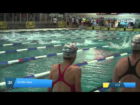 Serie 8 dei 50 Stile Libero  Assoluti Femmine Master - Campionati Regionali Master 2015 VENETO e FR