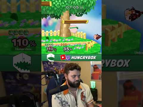 New tech found for Melee Jigglypuff #smashbros #hungrybox