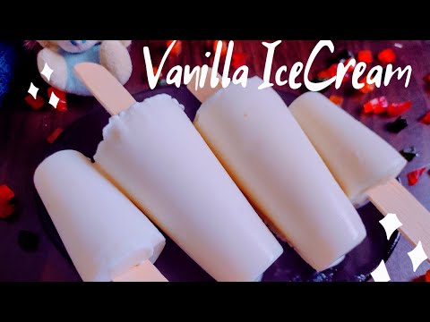 Homemade Vanilla ice cream without cream in 5 minutes with milk | वनीला आइस क्रीम| HarleensKitchen