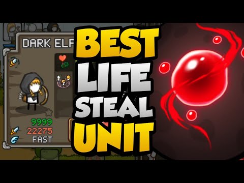 Grow Castle - Best Unit Against Dragons - Great LifeSteal