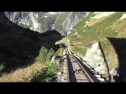 Die Gelmerbahn  4K ( mit Computerstimme)
