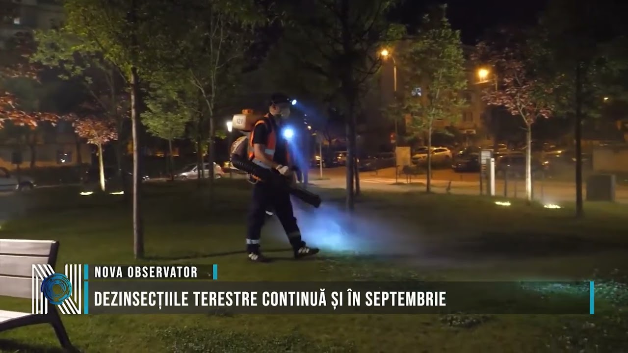 Dezinsecțiile terestre continuă și în septembrie