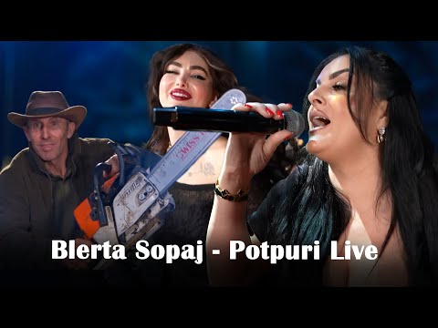 Blerta Sopaj - Potpuri Live - Ja cka bënë Makllaudi me këtë kang.