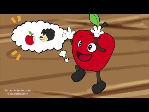 La Manzana se Pasea Con El Mono Sílabo y Nícola Cavernícola