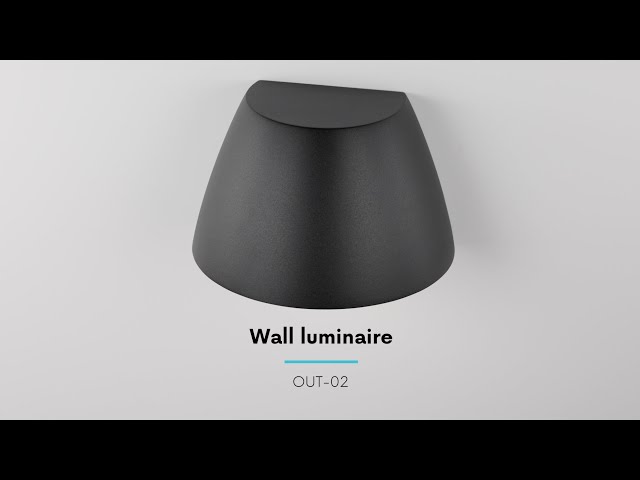plejd Outdoors wall luminaire out out-02-u-g socket gr