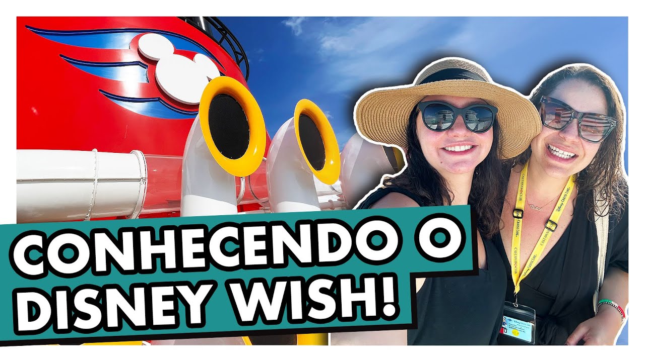 VLOG DO DISNEY WISH! 🚢  DIA 1: EMBARQUE E CONHECENDO O NAVIO