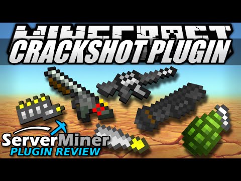 How to make guns in Minecraft with CRACKSHOT Plugin