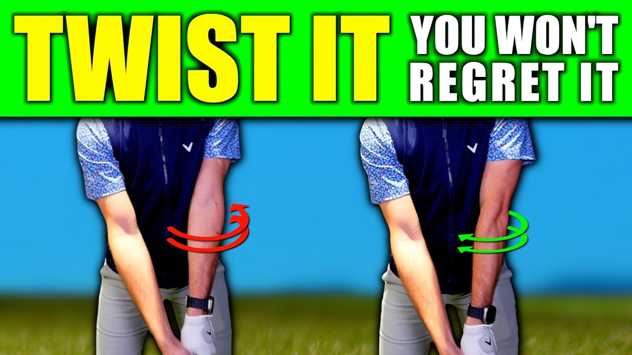 Start Your Left Arm Like This. You Will Flush It!! (Golf Swing Cheat)