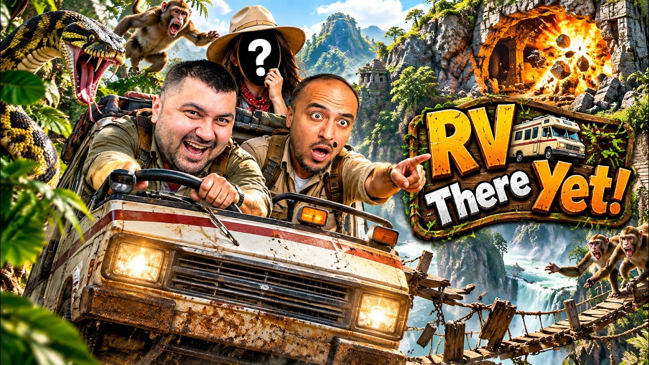 🐍 JUNGLE ICHIDA TIRIK QOLA OLAMIZMI? ➜ RV There Yet? #13