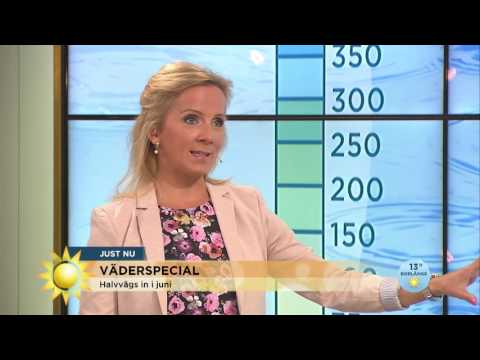 Väderspecial: "Då kommer värmen som en HÅRFÖN" - Nyhetsmorgon (TV4)