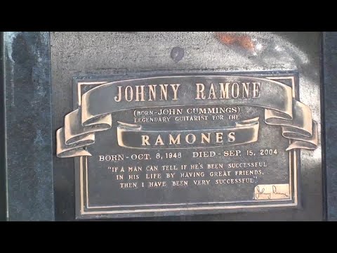 Johnny Ramone's Grave Site - Hollywood Forever Cemetery, Los Angeles, California