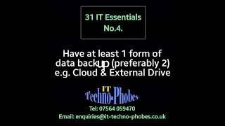 IT Techno-Phobes Limited Tip 4 – IT Support Services In Brierley Hill