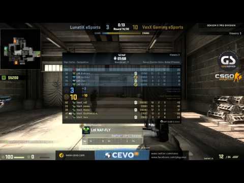 CEVO-Pro CS:GO Season 5: Lunatik eSports vs. VexX Gaming eSports - week 5:1 on de_cache